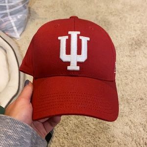 Indiana University red baseball hat NWT